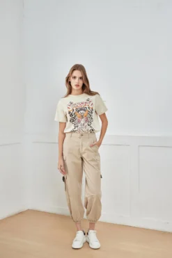 PANTALONE CARGO CON MOLLA