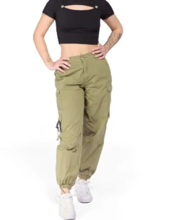 PANTALONE CARGO CON MOLLA