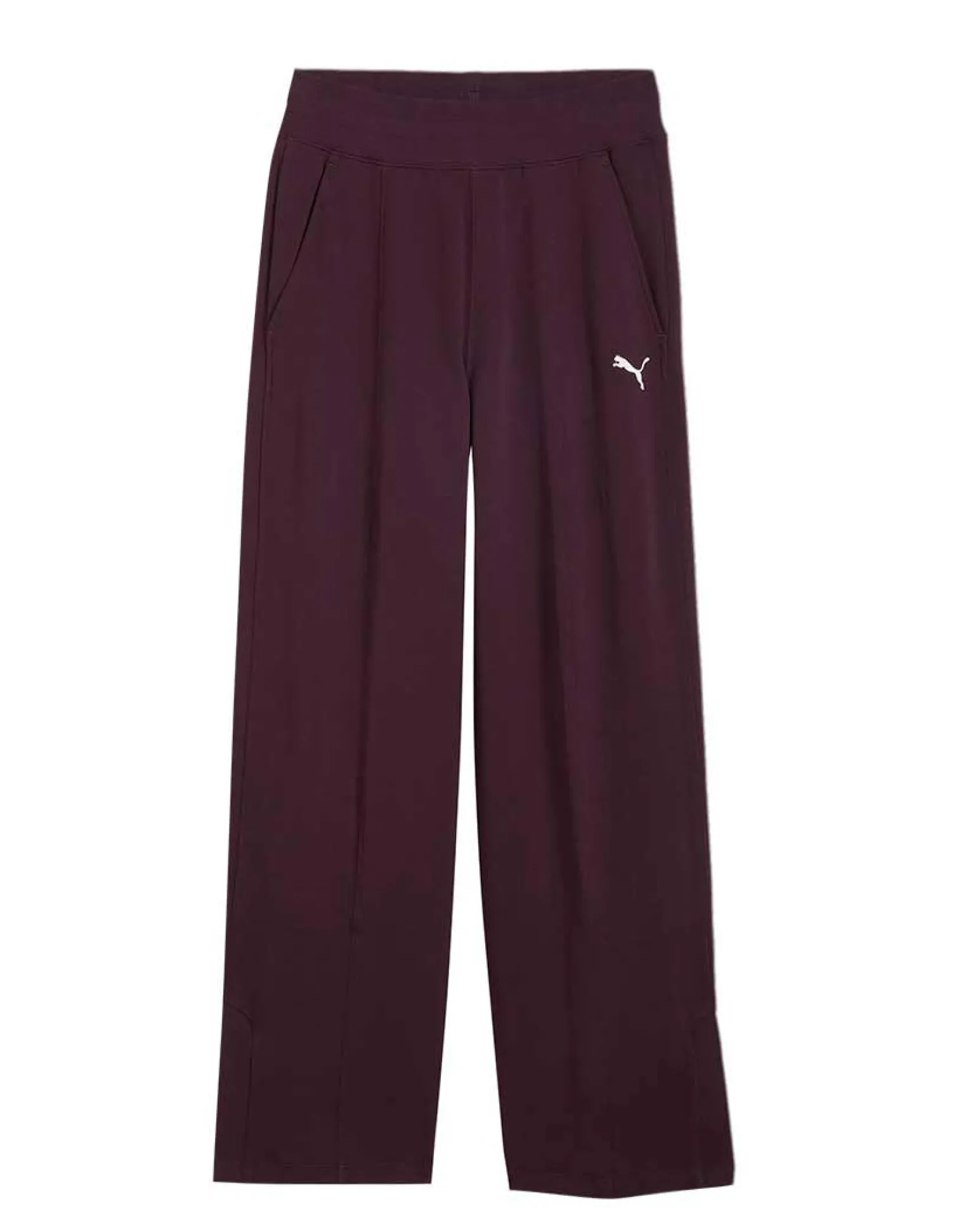 PANTALONE HER HIGH-WAIST STRAIGHT PLUM