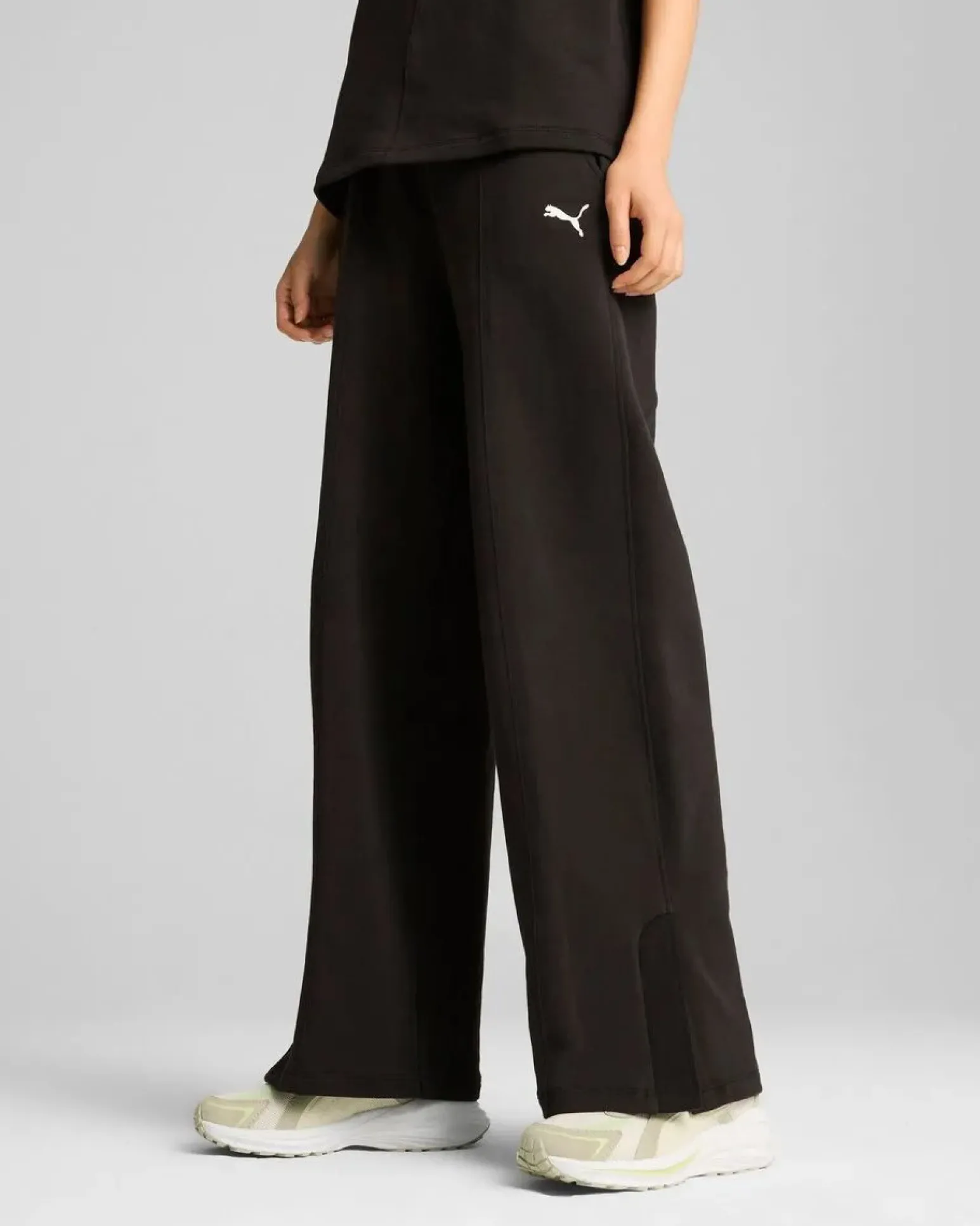 PANTALONE HER HIGH-WAIST STRAIGHT BLACK