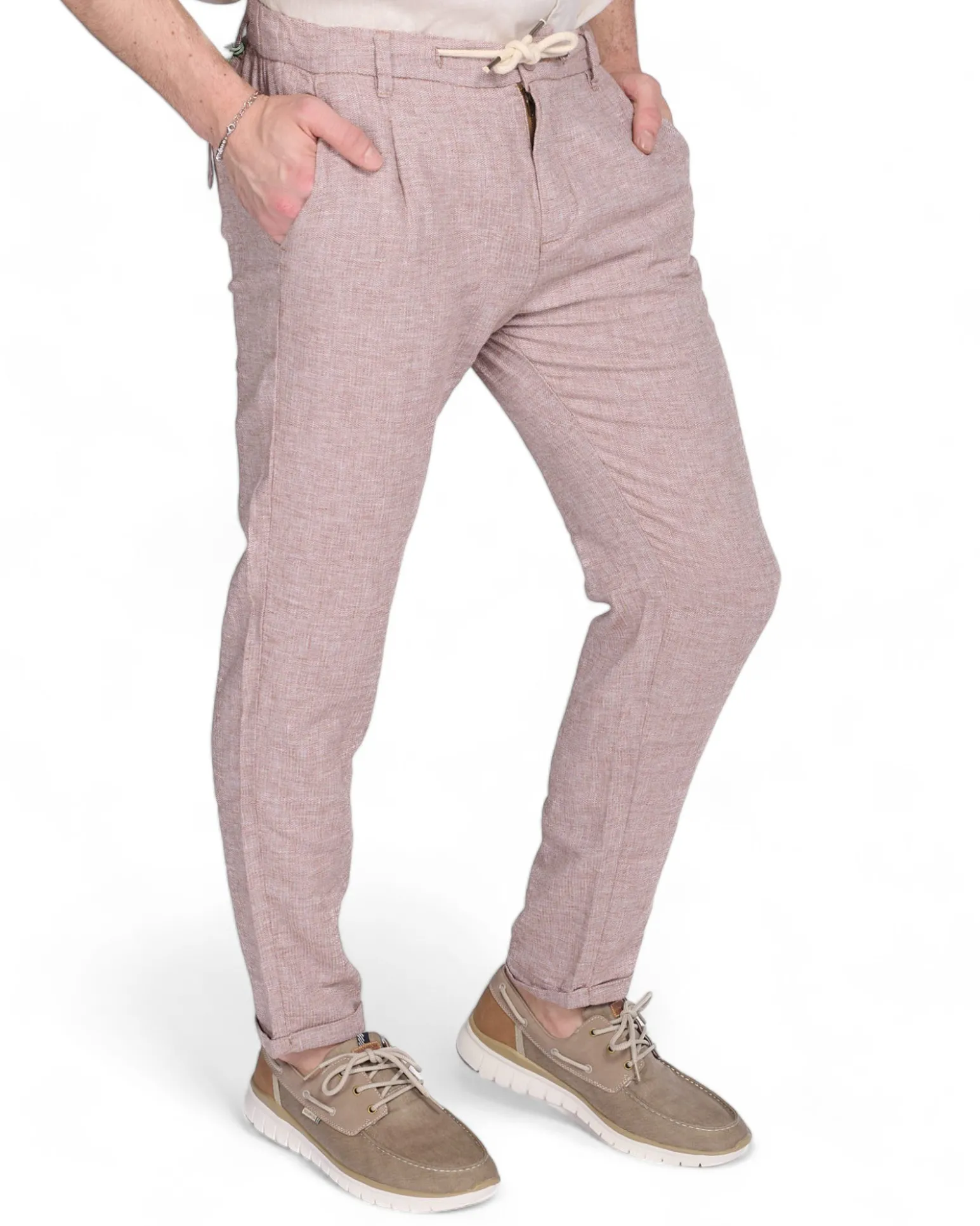 PANTALONE TASCA AMERICA LACCIO