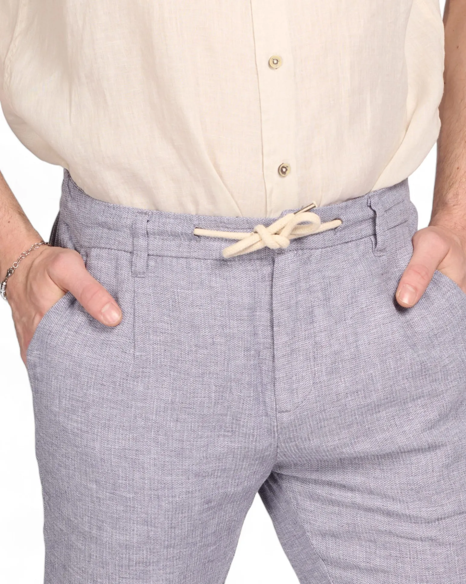 PANTALONE TASCA AMERICA LACCIO