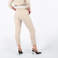 PAQUITA - PANTALONE BEIGE DA DONNA CON TASCA AMERICA