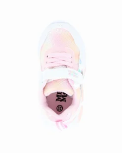 PAW PATROL - Sneakers rosa da bimba con luci e strappo, numerata 20/25