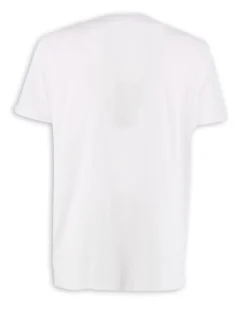 PEANUTS - Tshirt bianca da uomo con stampa "Malibu Snoopy" -  JL052530