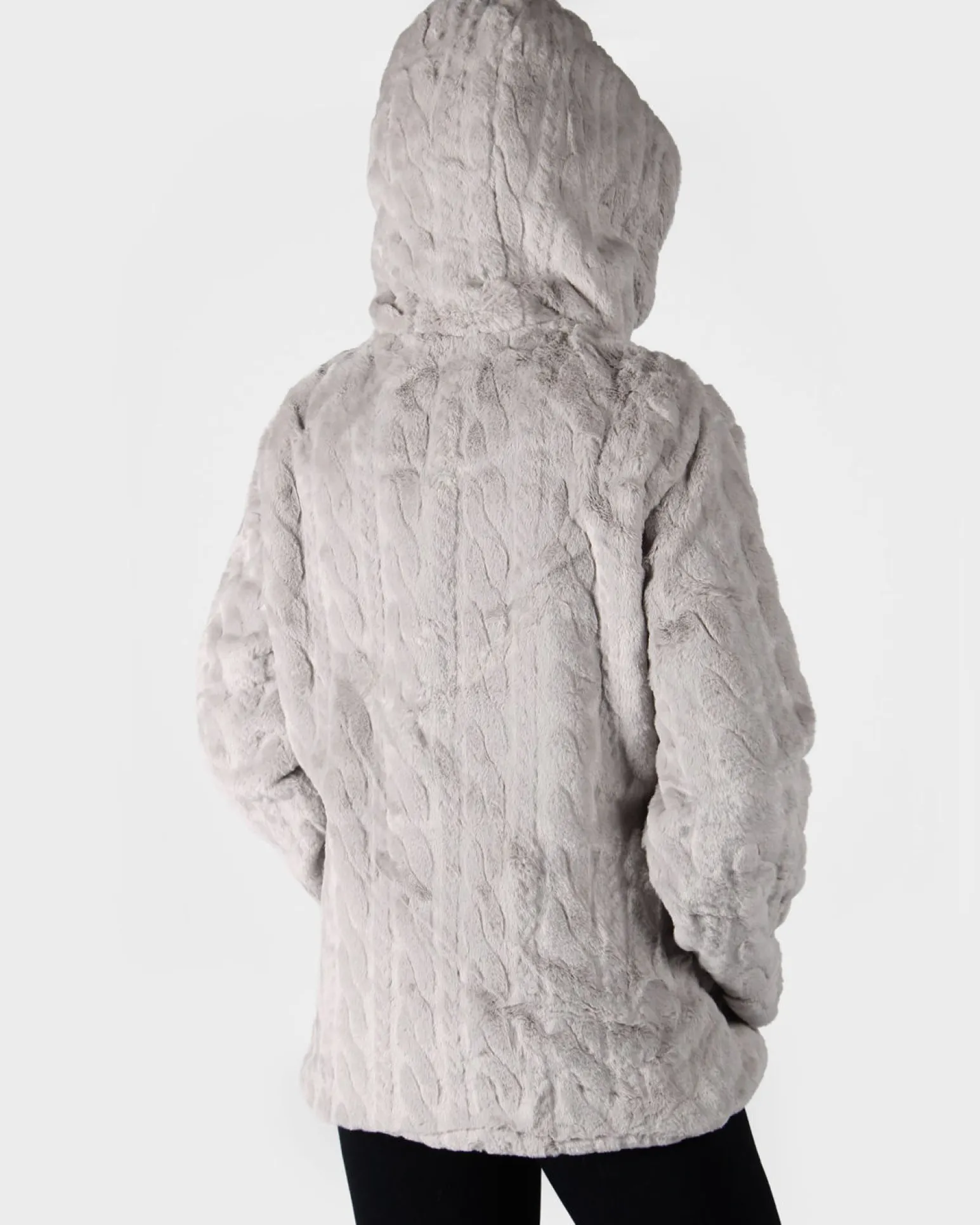 PELLICCETTA FULL ZIP CON CAPPUCCIO