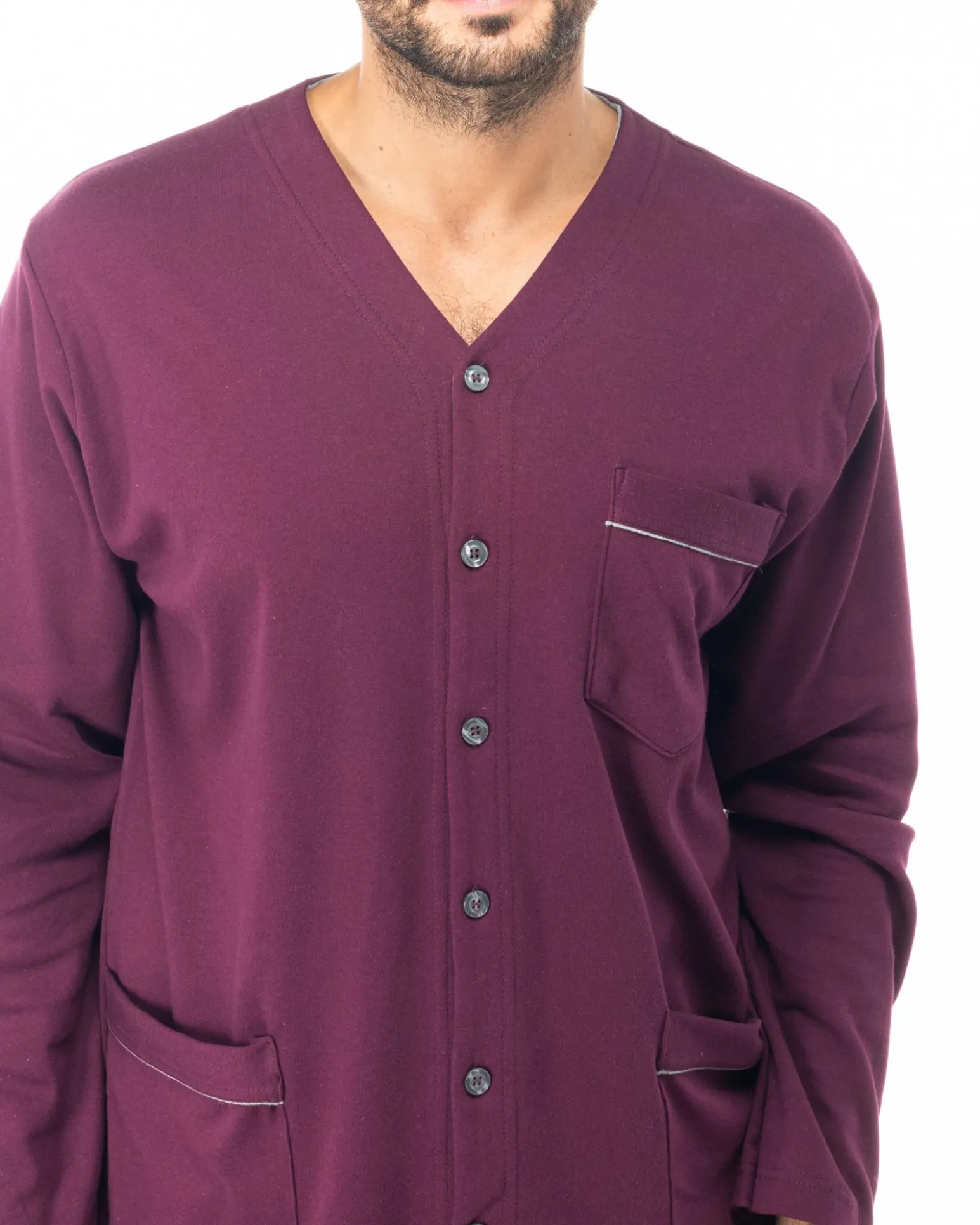 PIGIAMA UOMO INTERLOCK APERTO FANT.60