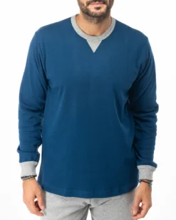 PIGIAMA UOMO INTERLOCK 100%COT.BIC.C61