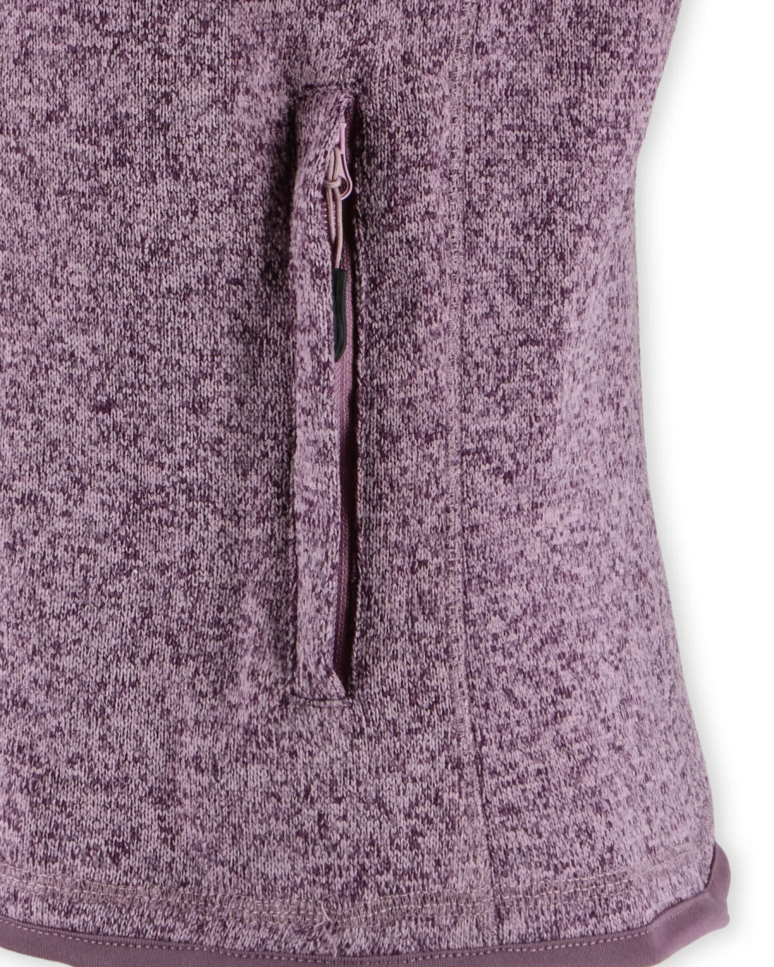 PILE FZ KNIT POLAR BRUNA MAUVE