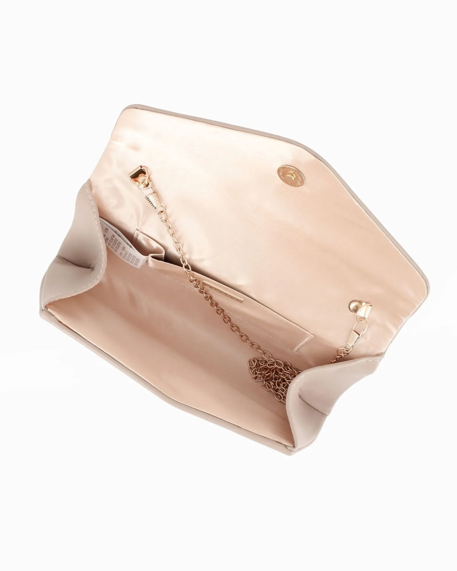 POCHETTE PU C/PATTA A PUNTA+LETTERING