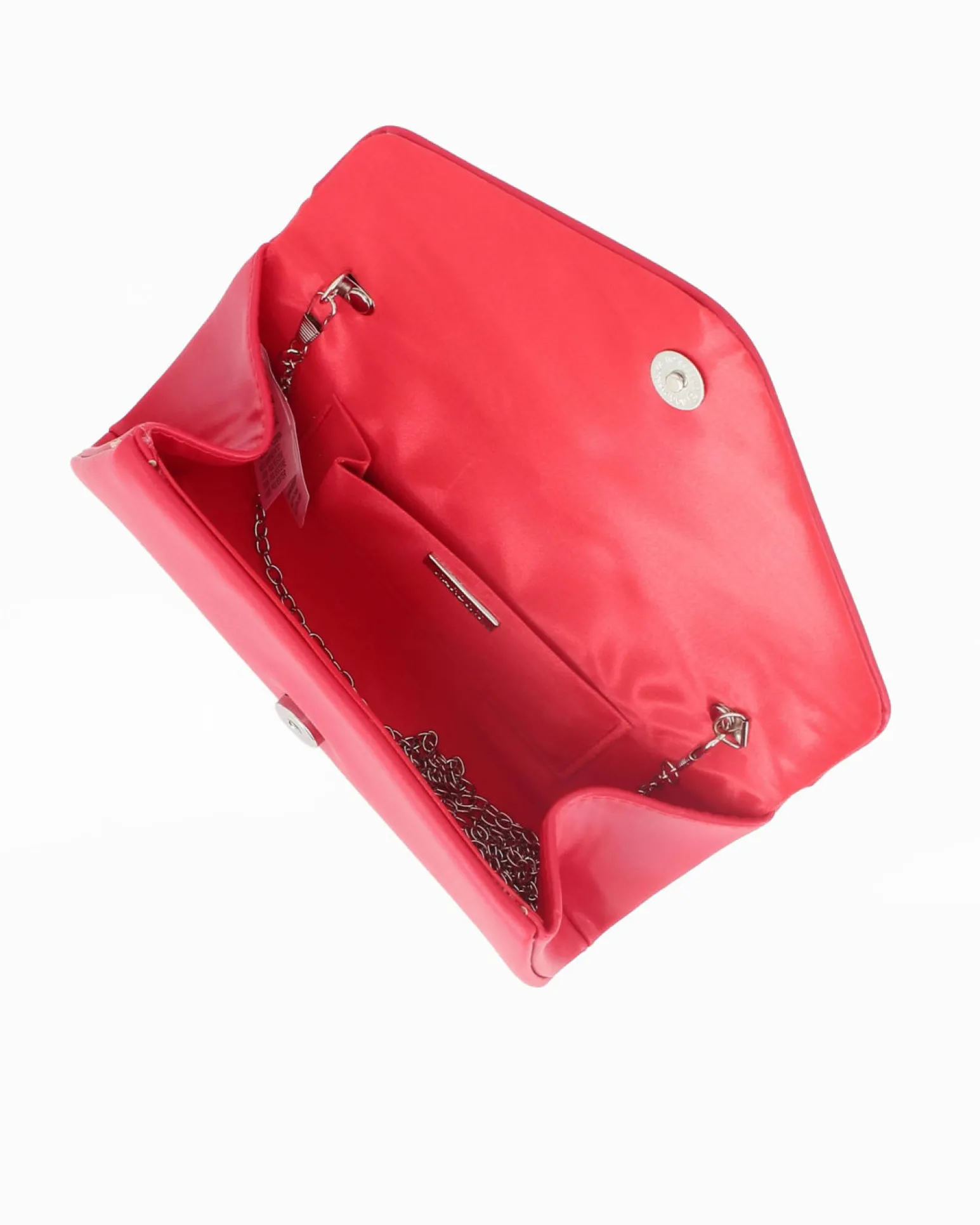 POCHETTE PU C/PATTA A PUNTA+LETTERING