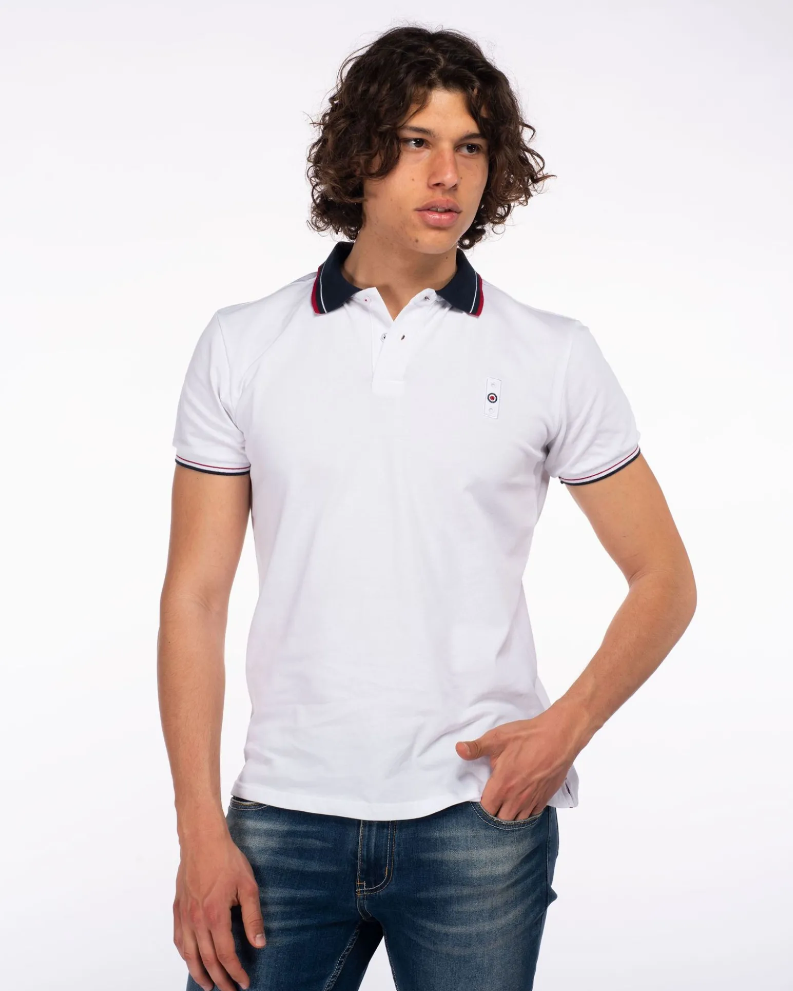 POLO MANICA CORTA PIQUET ELASTICIZZATA