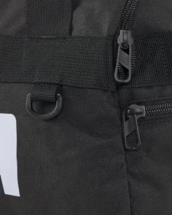 PUMA - Borsone nero e bianco con tracolla regolabile e doppio scomparto interno
