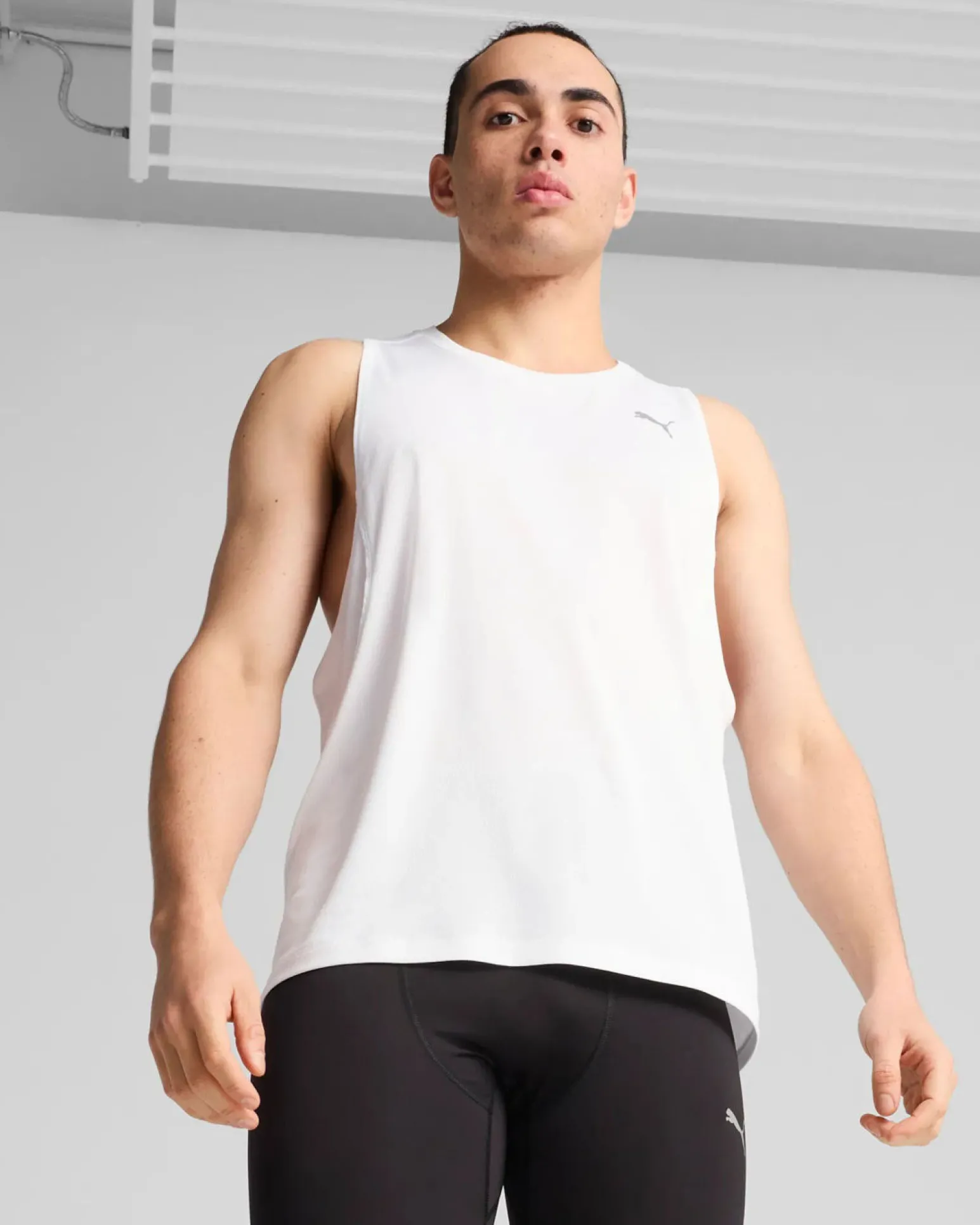 PUMA - CANOTTA BIANCA RUN VELOCITY TANK (POLY) DA UOMO, 526595-02