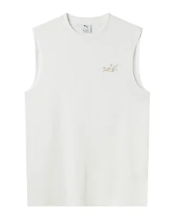 PUMA - CANOTTA BIANCA TANK SMALL LOGO DA UOMO - 688914-02