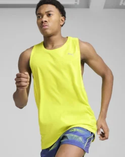 PUMA - CANOTTA GIALLA  RUN VELOCITY TANK (POLY) DA UOMO, 526595-39