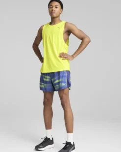 PUMA - CANOTTA GIALLA  RUN VELOCITY TANK (POLY) DA UOMO, 526595-39