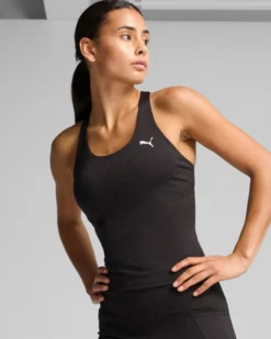 PUMA - CANOTTA NERA ESSENTIAL 2 IN 1 DA DONNA, 525889-01