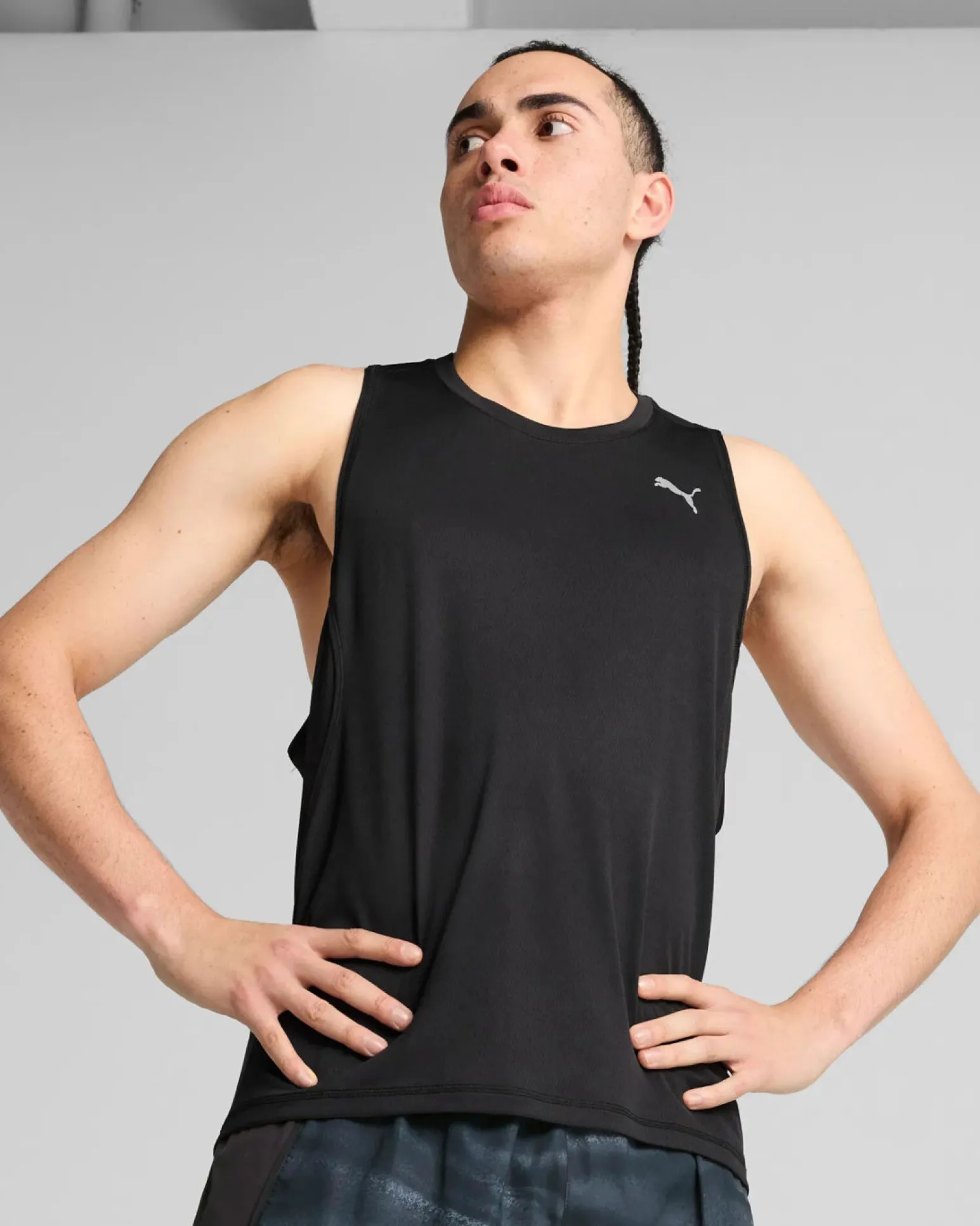 PUMA - CANOTTA NERA RUN VELOCITY TANK (POLY) DA UOMO, 526595-01