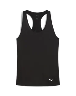 PUMA - CANOTTA RACERBACK NERA DA DONNA TAD ESSENTIALS PER ALLENAMENTO 525887-01