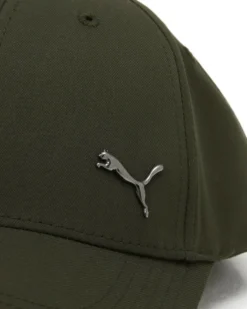 PUMA -CAPPELLO CON LOGO IN METALLO VERDE, 021269-74