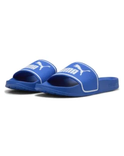 PUMA - CIABATTE JUNIOR LEADCAT 2.0 GS  BLU ROYAL  CON DETTAGLI BIANCHI DAL 35.5 AL 39, 384434-16