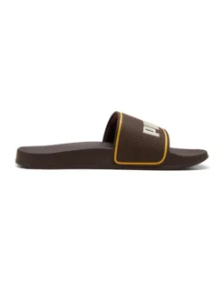 PUMA -CIABATTE LEADCAT 2.0 MARRONI CON DETTAGLI GIALLI DA UOMO 384139-45
