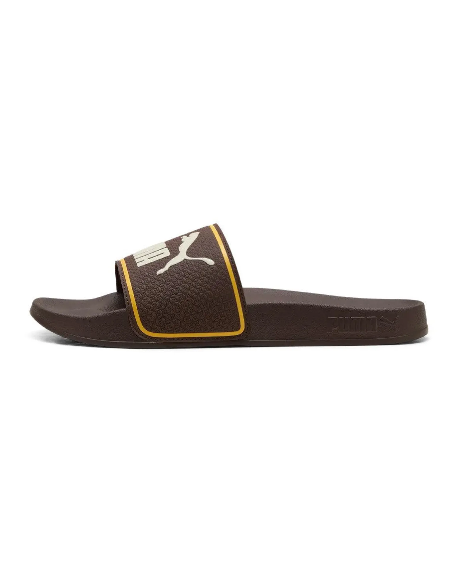 PUMA -CIABATTE LEADCAT 2.0 MARRONI CON DETTAGLI GIALLI DA UOMO 384139-45