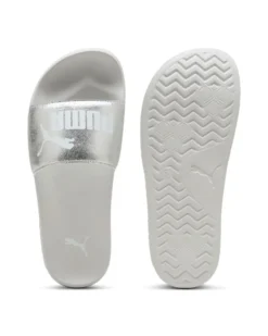 PUMA -CIABATTE LEADCAT 2.0 METALLIC WHISPER BIANCHE E ARGENTO, 404847-02