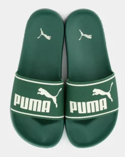 PUMA -CIABATTE LEADCAT 2.0 VERDI CON DETTAGLI BIANCHI DA UOMO 384139-26