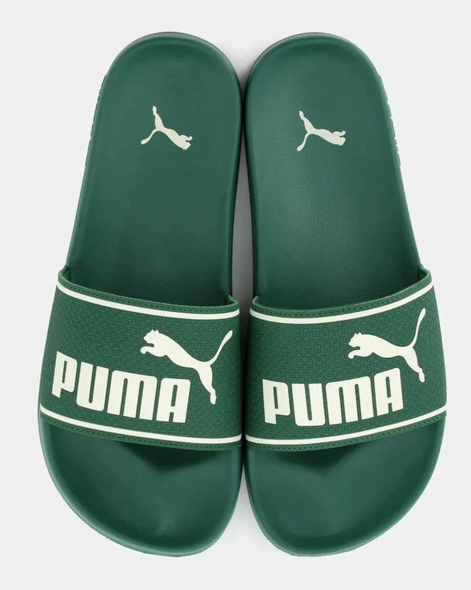 PUMA -CIABATTE LEADCAT 2.0 VERDI CON DETTAGLI BIANCHI DA UOMO 384139-26