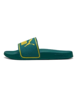 PUMA -CIABATTE LEADCAT 2.0 VERDI CON DETTAGLI GIALLI DA UOMO 384139-46