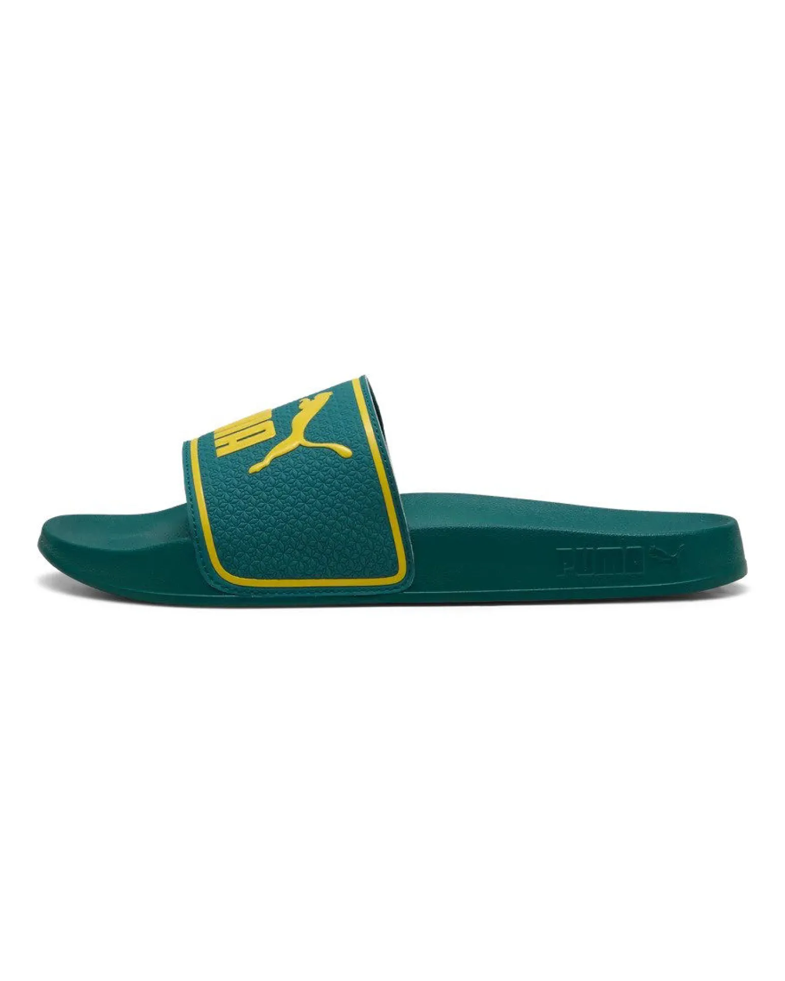 PUMA -CIABATTE LEADCAT 2.0 VERDI CON DETTAGLI GIALLI DA UOMO 384139-46