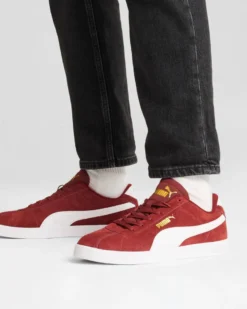 PUMA CLUB II - SNEAKERS ROSSA E BIANCA DA UOMO - 397444-03