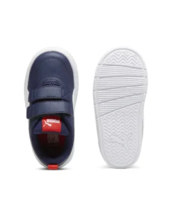 PUMA COURTFLEX V3 V - SNEAKER BLU E BIANCA, NUMERATA 20/27 - 310252-03