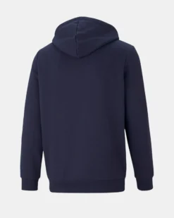PUMA - FELPA BLU PER RAGAZZI CON CAPPUCCIO E ZIP INTERA