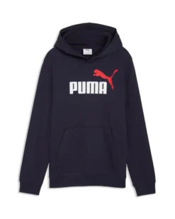 PUMA – FELPA CON CAPPUCCIO JUNIOR BLU – 685823-16