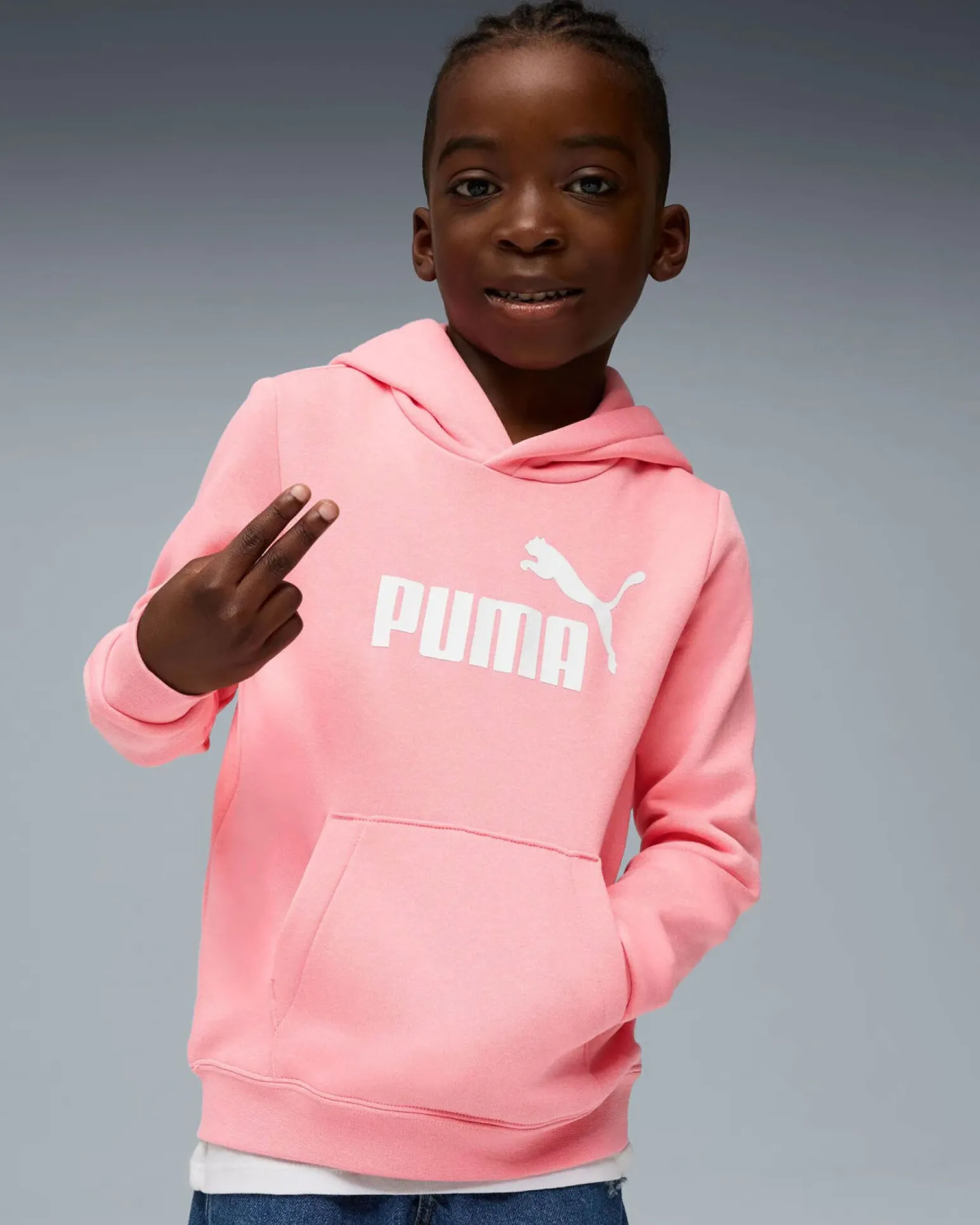 PUMA – FELPA CON CAPPUCCIO KIDS ROSA – 684931-27