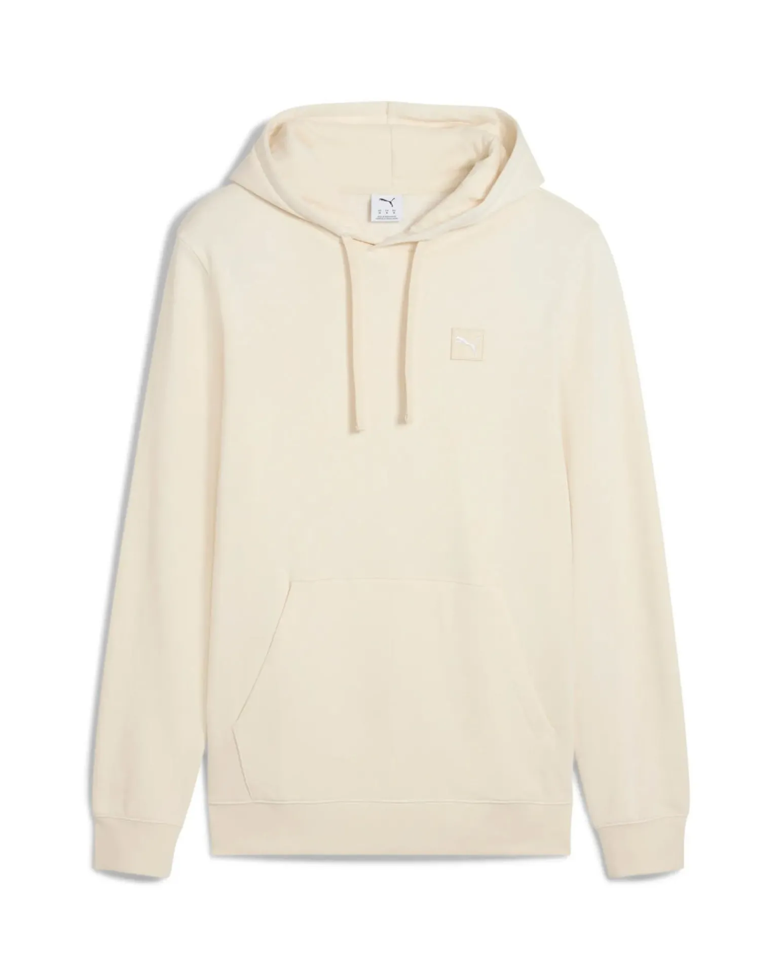 PUMA - FELPA CON CAPPUCCIO PANNA ESSENTIAL N.1 LOGO HD - DA UOMO, 688254-99
