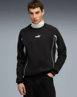 PUMA - FELPA DA UOMO NERA SPORT CREW, 688395-01