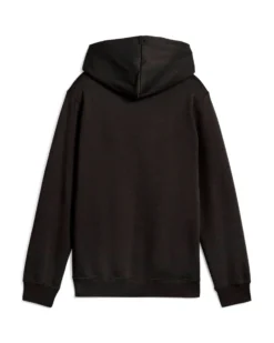PUMA - FELPA JUNIOR ( 7-16 ANNI) NERA CON CAPPUCCIO  ESSENTIAL N. 1 LOGO HD FL, 684908-01