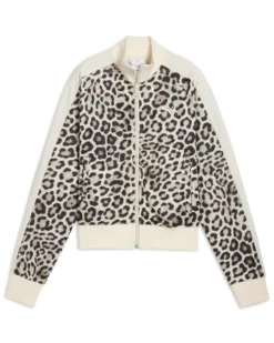 PUMA - FELPA LEOPARD T7 LUXE AOP SHORT TRACK CON BANDE PANNA DA DONNA , 632342-31