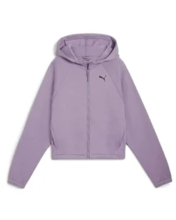 PUMA - FELPA  LILLA CON CAPPUCCIO MOTION FULL ZIP HD FL  DA DONNA ,  681682-30