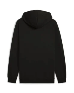 PUMA - FELPA NERA CON CAPPUCCIO ESSENTIAL SMALL N.1 DA UOMO, 524953-95