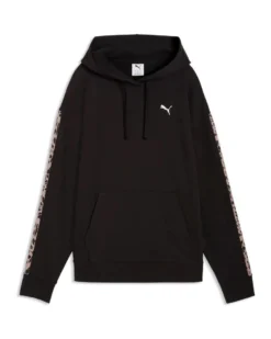 PUMA - FELPA NERA CON CAPPUCCIO DA DONNA ESSENTIAL ANIMAL 691822-01