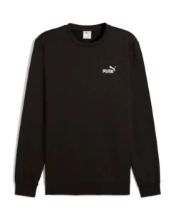 PUMA - FELPA  NERA ESSENTIAL SMALL N.1 LOGO CREW FL  DA UOMO, 682562-01