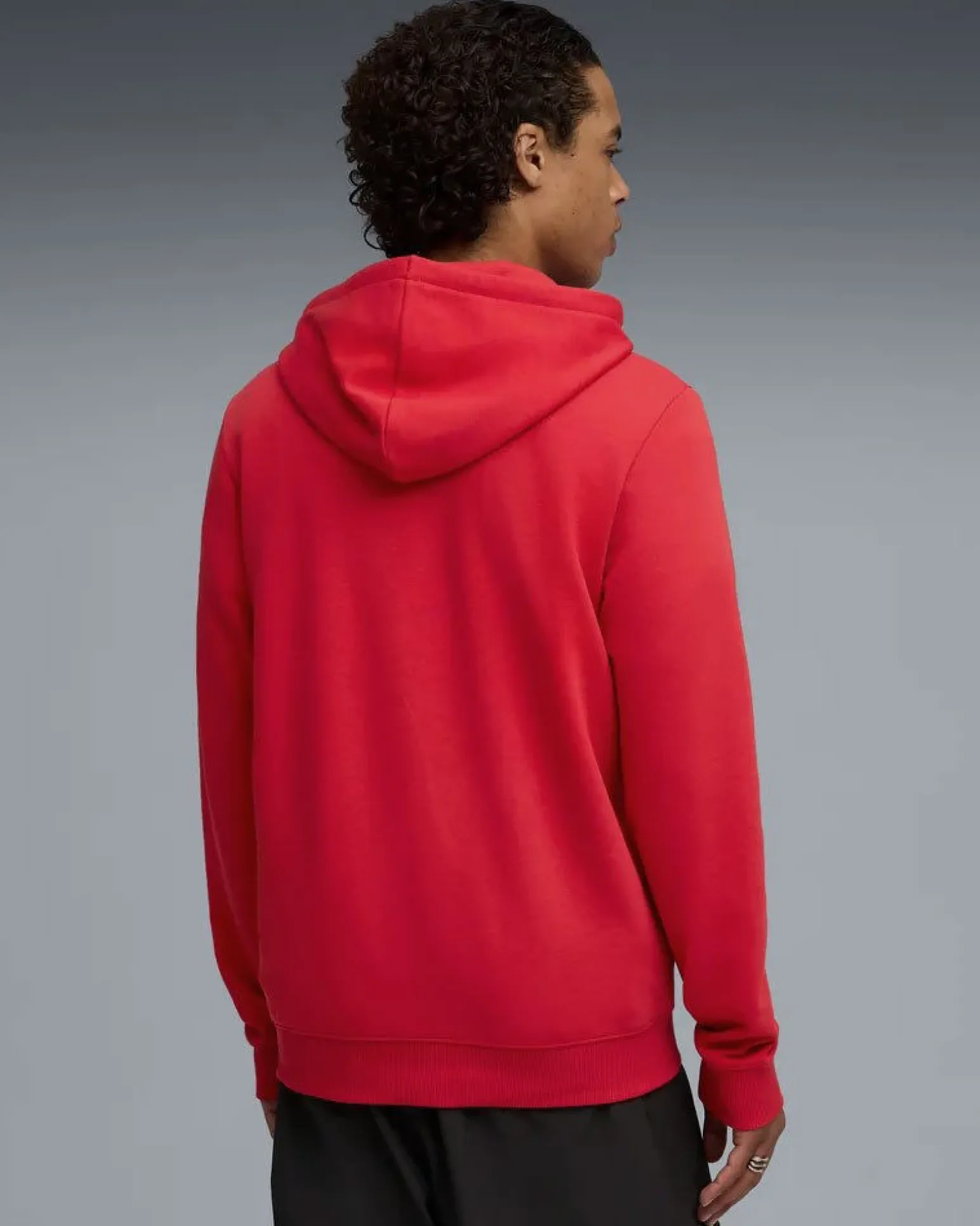 PUMA - FELPA ROSSA FULL ZIP MILAN ESSENTIAL DA UOMO, 786800-01