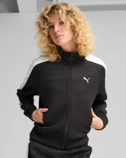 PUMA - FELPA T7 ALWAYS ON SHORT TRACK NERA DA DONNA - 629796-01