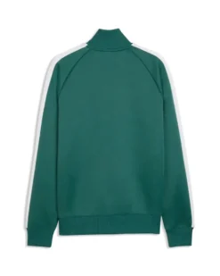 PUMA - FELPA UOMO VERDE E BIANCA T7 ALWAYS ON TRACK, 629587-41