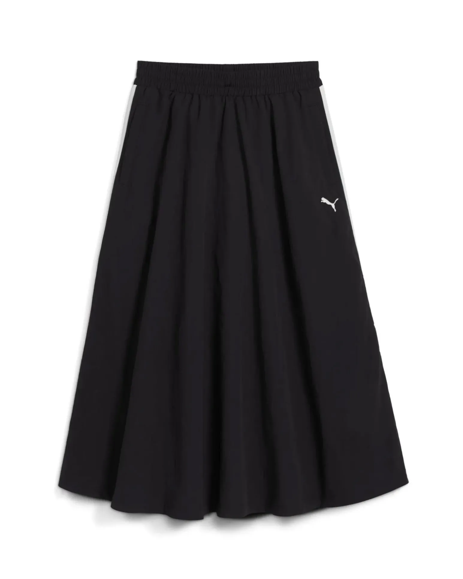 PUMA - GONNA T7 WOVEN MIDI SKIRT NERA , 633438-01